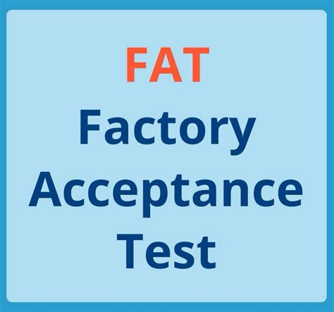 test machine fat|fat full form in testing.